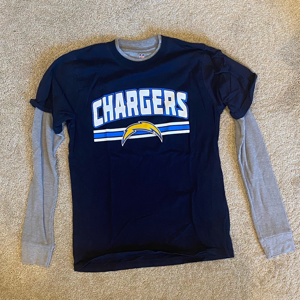 LOS ANGELES CHARGERS YOUTH XL LONG SLEEVE T-SHIRT